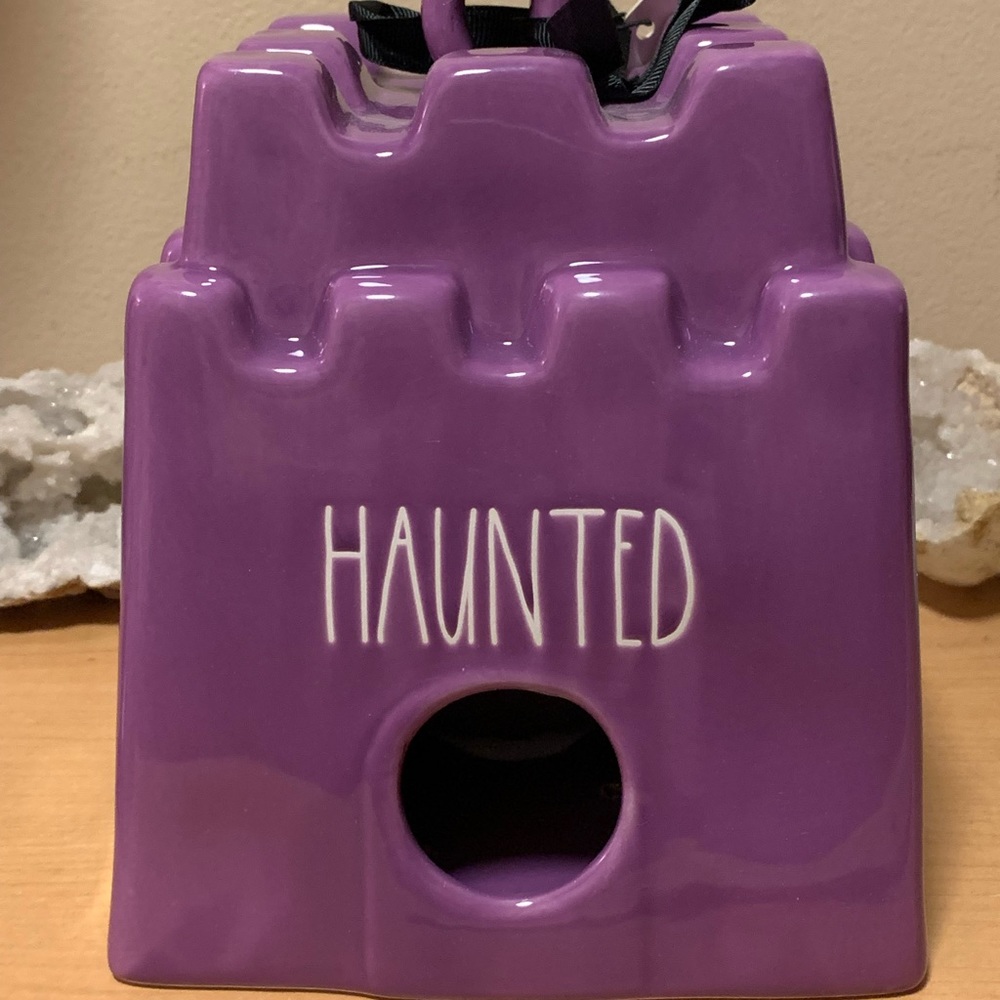 Rae Dunn Haunted Castle birdhouse